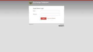 
                            2. Super Admin Login - Exchange Database