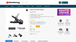 
                            10. Super Clamp With Spigot - Harga dan Spesifikasi - Plazakamera.com