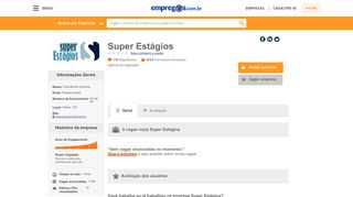 
                            3. Super Estágios - O que fazemos e Trabalhe conosco | Empregos.com.br