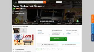 
                            12. Super Flash Arts & Stickers, Vadapalani - Sticker Dealers in Chennai ...