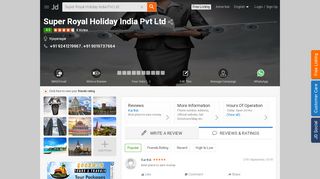 
                            9. Super Royal Holiday India Pvt Ltd, Vijayanagar - Tour Packages in ...