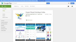 
                            6. Super Royal Holidayz India – Apps on Google Play