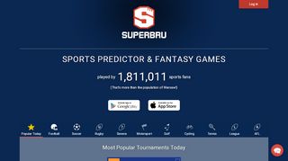 
                            3. Superbru - Sports Predictor & Fantasy Games