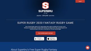 
                            1. Superbru - Super Rugby 2019 Fantasy game