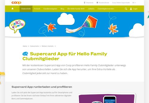 
                            3. Supercard App für Hello Family Clubmitglieder
