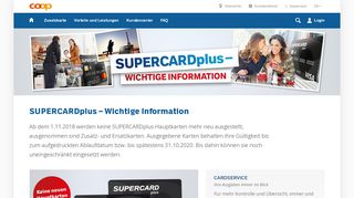 
                            5. SUPERCARDplus World Mastercard® oder Visa