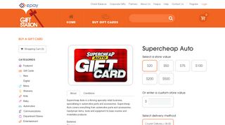 
                            12. Supercheap Auto - Gift Station