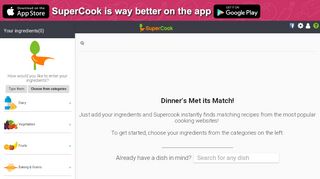 
                            7. Supercook: recipe search by ingredients you have at home