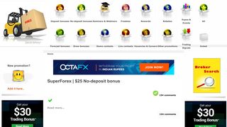 
                            4. SuperForex | $25 No-deposit bonus - Best Forex Bonus