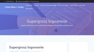 
                            9. Supergrosz logowanie » Chwilówka W Domu