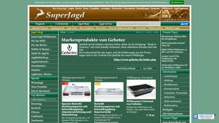 
                            8. SuperJagd - Jagd Shop: Markenprodukte von Gehetec