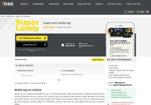 
                            12. SuperLenny Mobile App & Mobile Version for Android and iOS (2019)