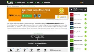 
                            11. Superlines Casino - Die ehrliche Bewertung durch Casino Guru
