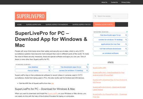 
                            7. SuperLivePro for PC – Download App for Windows & Mac