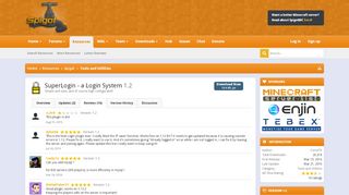 
                            2. SuperLogin - a Login System - Reviews | SpigotMC - High ...