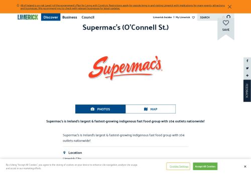 
                            8. Supermac's (O'Connell St.) | Limerick.ie