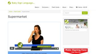 
                            6. Supermarket - Baby Sign Language