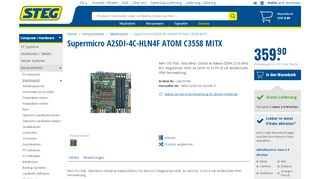 
                            13. Supermicro A2SDI-4C-HLN4F ATOM C3558 MITX online kaufen oder ...