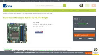 
                            11. Supermicro Mainboard A2SDi-4C-HLN4F Single | SONA