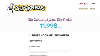 
                            1. Supernews - Anmelden - Usenet von Supernews