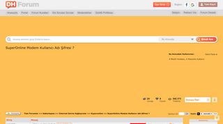 
                            7. SuperOnline Modem Kullanıcı Adı Şifresi ? » Sayfa 1 - 2 ...
