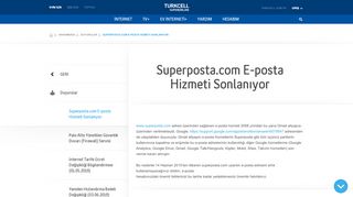 
                            2. Superposta.com E-posta Hizmeti Sonlanıyor - Superonline