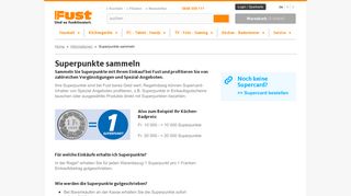 
                            9. Superpunkte sammeln - Fust Online-Shop für Elektrogeräte ...