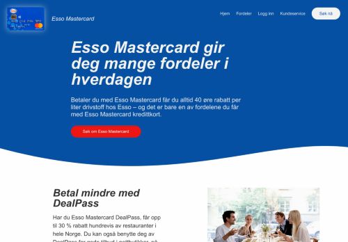 
                            2. Superrabatter med Esso Mastercard