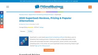 
                            11. SuperSaaS User Reviews & Pricing - Fit Small Business