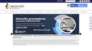 
                            2. Superservicios - Superintendencia de Servicios Públicos Domiciliarios