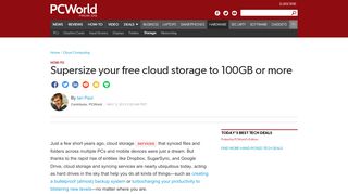 
                            13. Supersize your free cloud storage to 100GB or more | PCWorld