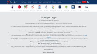 
                            5. SuperSport apps | SuperSport