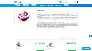 
                            9. Superstar - Play Superstar Lotto Online - Multilotto.com