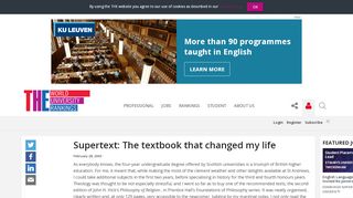 
                            11. Supertext: The textbook that changed my life | Times Higher Education ...