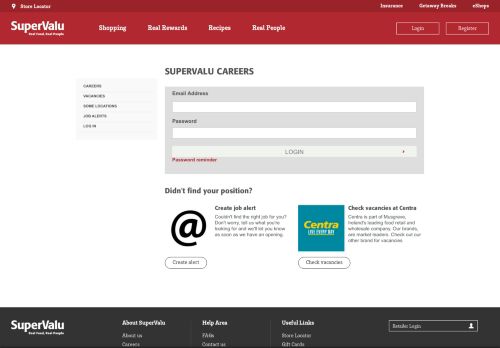 
                            2. SuperValu Careers - SuperValu