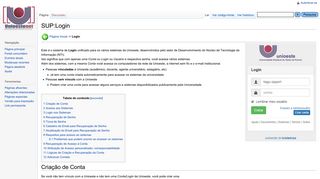 
                            3. SUP:Login - Wiki Unioeste NTI