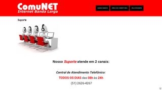 
                            2. Suporte - ComuNET Internet Banda Larga