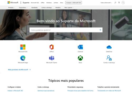 
                            6. Suporte da Microsoft