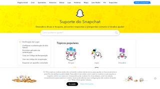 
                            5. Suporte do Snapchat - Snapchat Support