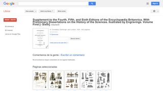 
                            11. Supplement to the Fourth, Fifth, and Sixth Editons of the ...