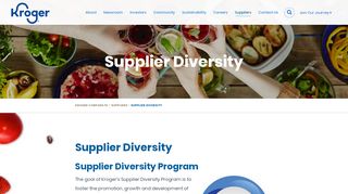 
                            6. Supplier Diversity - The Kroger Co.
