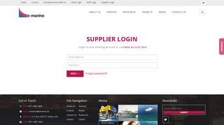 
                            2. Supplier Login - E-Marine