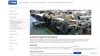 
                            3. Supplier Management | JYSK