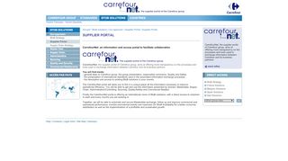 
                            4. Supplier Portal - Carrefour.net