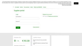 
                            7. Supplier portal - Login - HEINEKEN Nederland