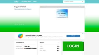 
                            1. supplierportal.sharafdg.com - SupplierPortal - Supplier ...