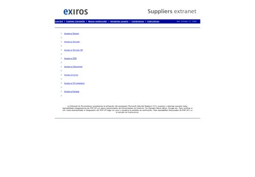 
                            8. Supplier´s Extranet - Tenaris