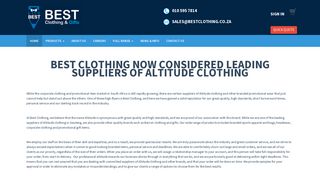 
                            7. Suppliers of Altitude Clothing - Altitude clothing in South Africa