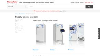 
                            2. Supply Center Support | Thermo Fisher Scientific - DE