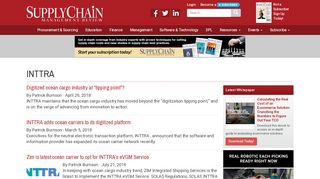 
                            7. Supply Chain Management Review - INTTRA